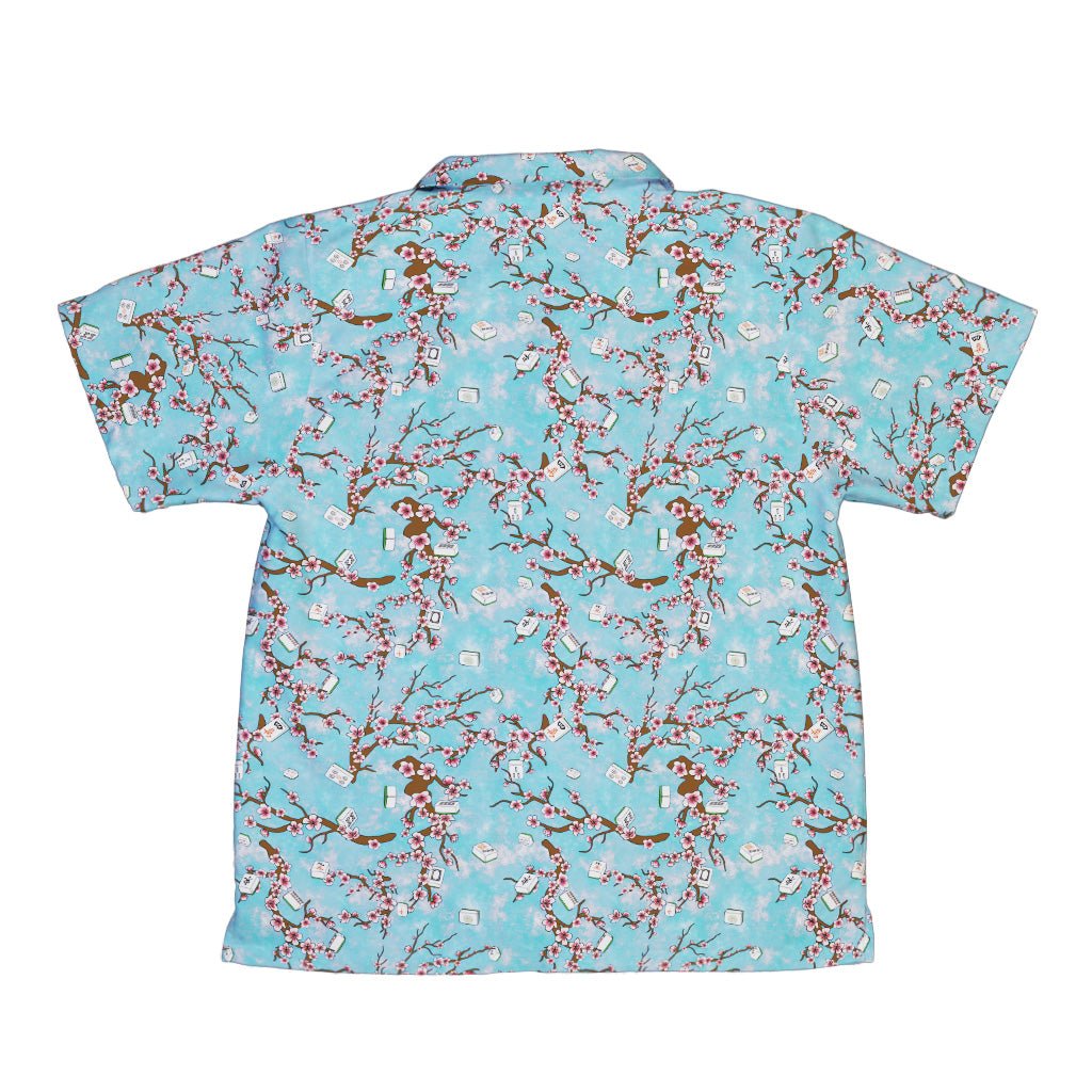 Mahjong Tiles Sunrise Anime Youth Hawaiian Shirt - Anime - board game print - Designs by Nathan