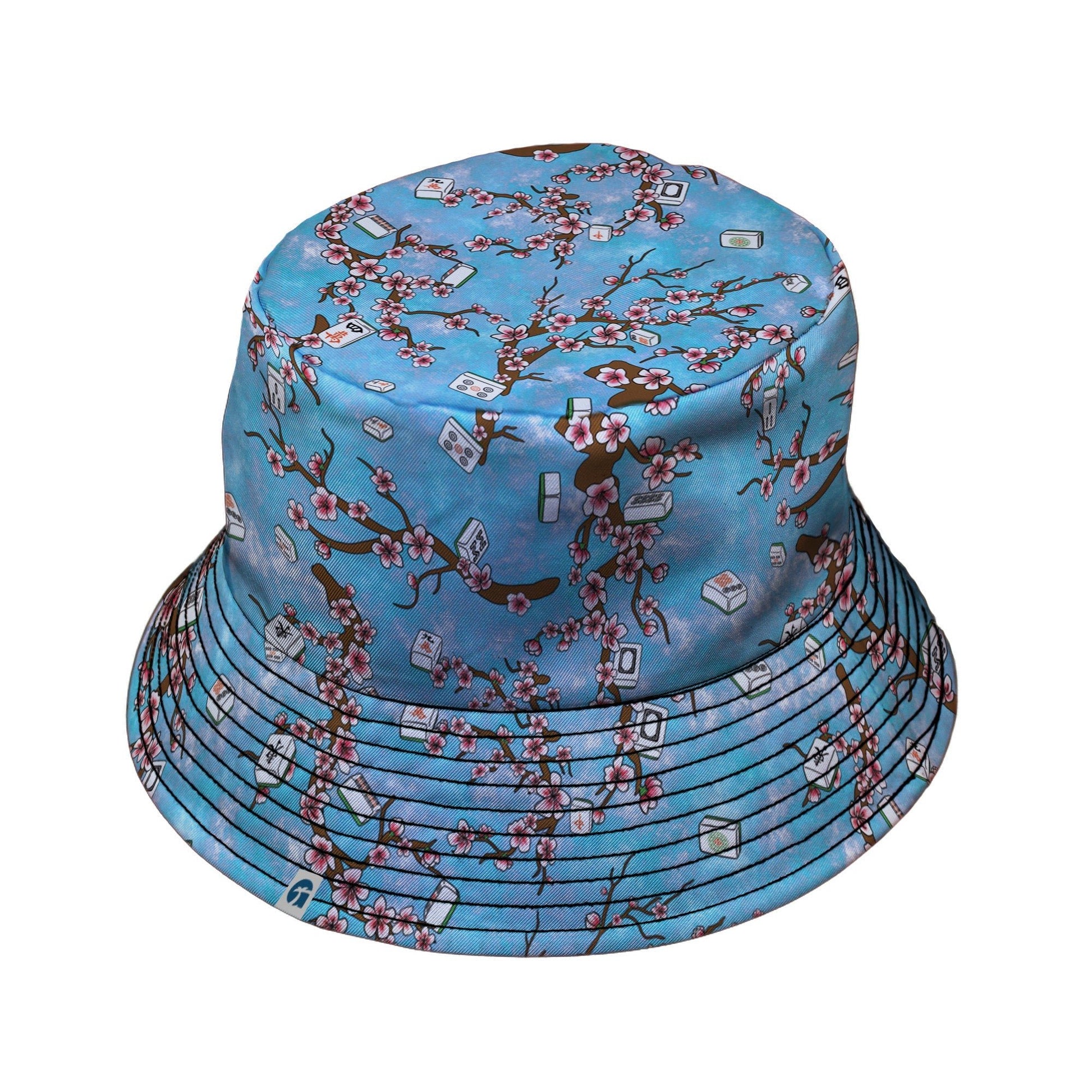 Mahjong Tiles Sunrise Anime Bucket Hat - Anime - board game print - Designs by Nathan