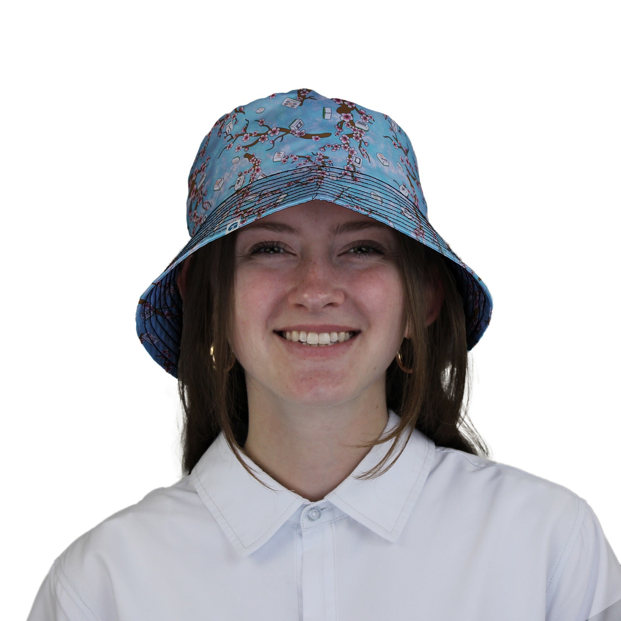 Mahjong Tiles Sunrise Anime Bucket Hat - Anime - board game print - Designs by Nathan