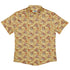 Maneki Cat Gold Button Up Shirt Geek Nerd adult sizing animal patterns anime