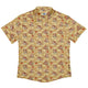 Maneki Cat Gold Button Up Shirt Geek Nerd adult sizing animal patterns anime