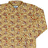 Maneki Cat Gold Long Sleeve Button Up Shirt Geek Nerd adult sizing animal patterns anime