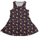 Maneki Cat Navy Dress Geek Nerd animal patterns anime Design by Ardi Tong