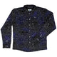 Math And Physics Space Long Sleeve Button Up Shirt Geek Nerd adult sizing FLOW DESC WRITING mathematics print