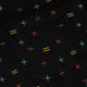 Math Symbols Black Long Sleeve Button Up Shirt Geek Nerd adult sizing FLOW DESC WRITING mathematics print
