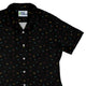 Math Symbols Black Curvy Button Up Shirt Geek Nerd mathematics print Simple Patterns women