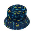 Mathdoku Puzzle Bucket Hat Gray Stitching