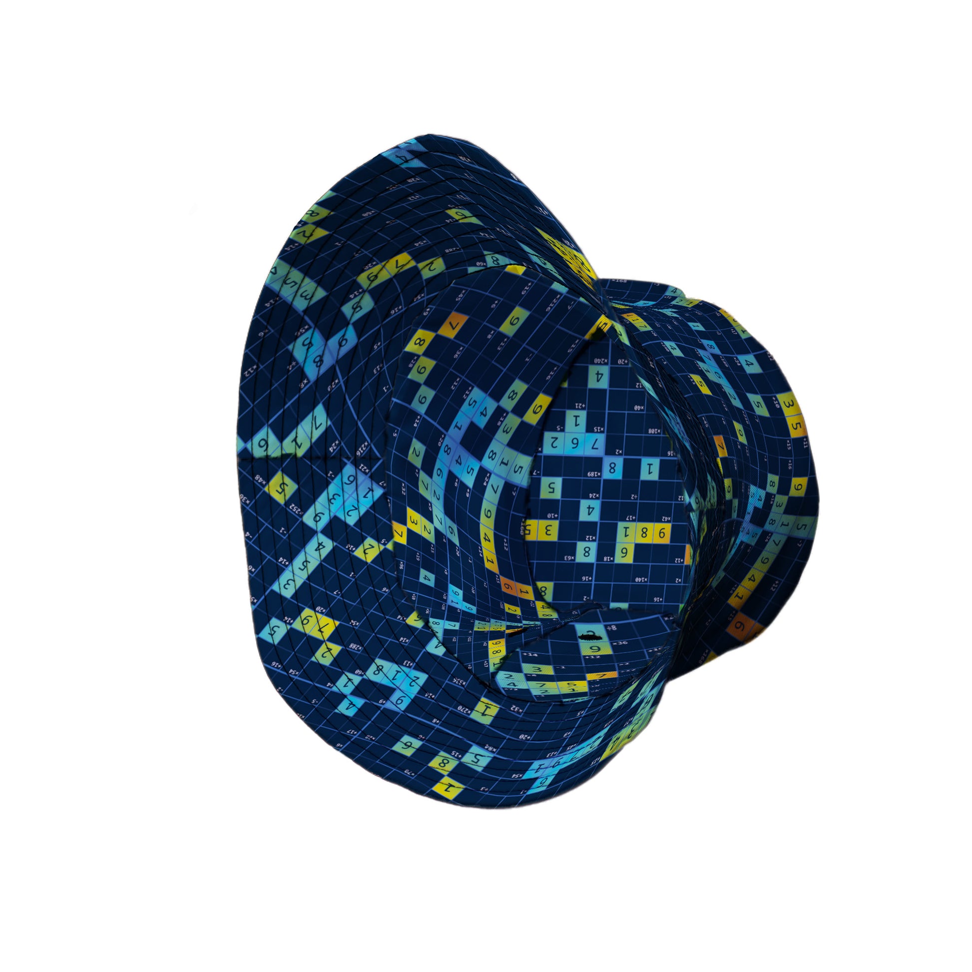 Mathdoku Puzzle Bucket Hat Side View