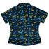Mathdoku Puzzle Curvy Button Up Shirt womens back