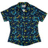 Mathdoku Puzzle Curvy Button Up Shirt womens front