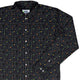Maze Muncher Arcade Game Long Sleeve Button Up Shirt Geek Nerd adult sizing Designs by Nathan FLOW DESC WRITING
