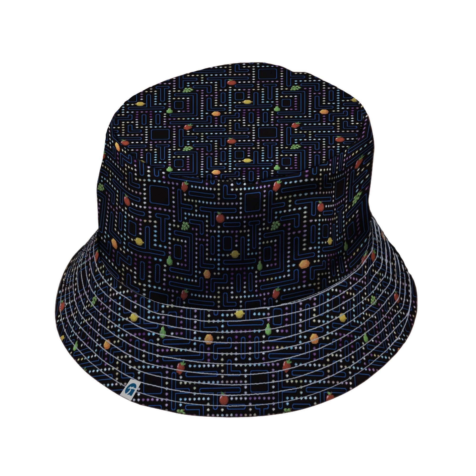 Maze Muncher Arcade Game Bucket Hat - Designs by Nathan - lx - B - Q3