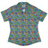 Melty Animal Parade Curvy Button Up Shirt womens front