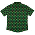 Meowy Christmas Tree Green Button Up Shirt Back