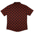 Meowy Christmas Tree Red Button Up Shirt Back
