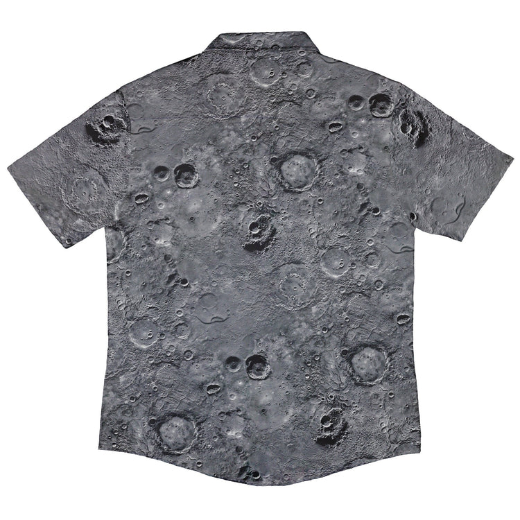 Surface of Mercury Button Up Shirt - adult sizing - Designs by Nathan - science print