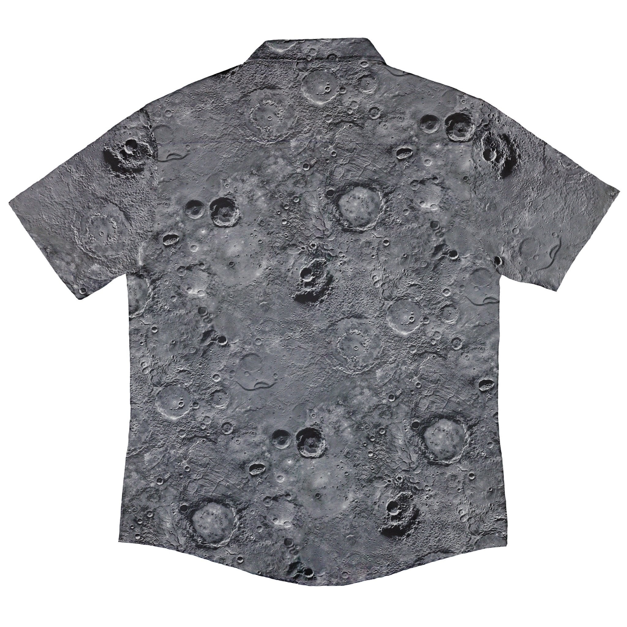 Surface of Mercury Button Up Shirt - adult sizing - Designs by Nathan - science print