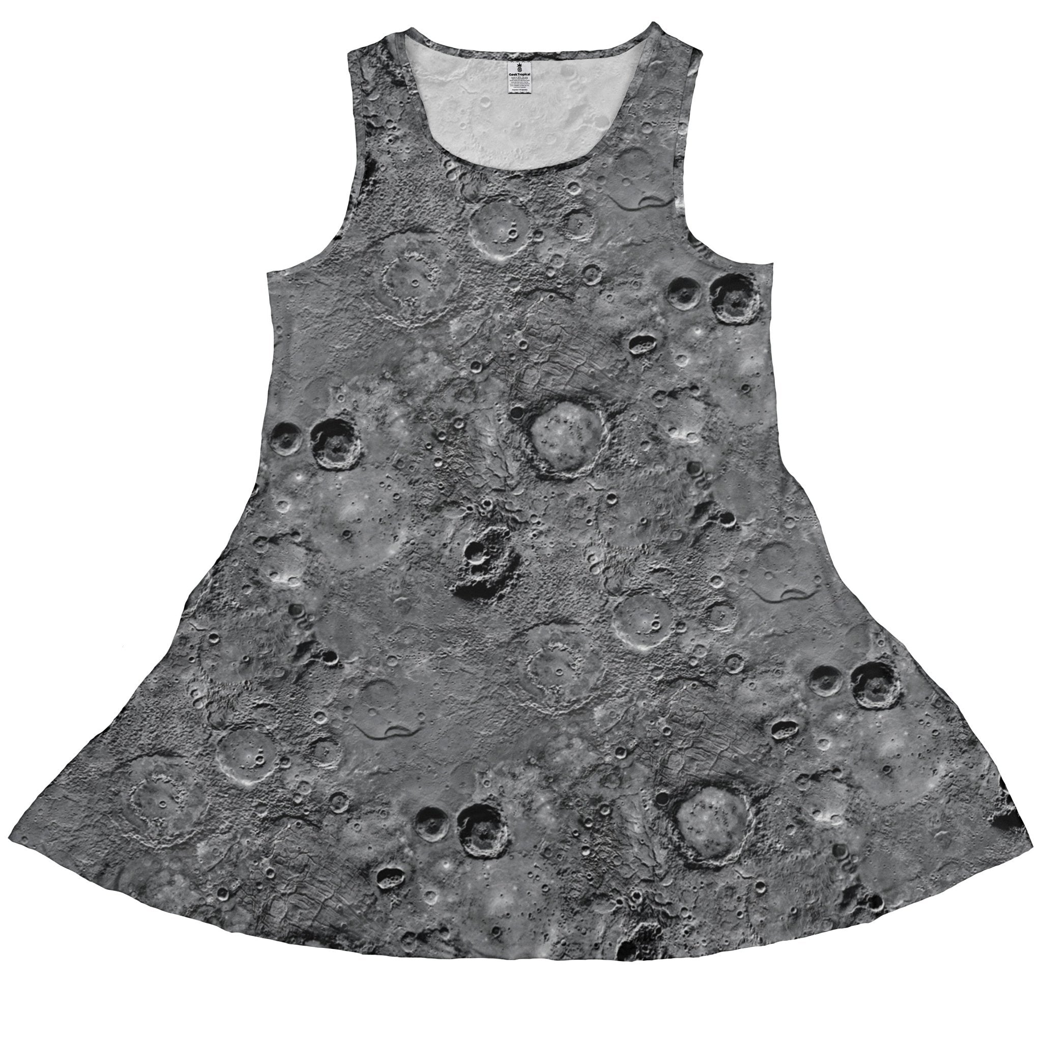 Surface of Mercury Dress Geek Nerd Designs by Nathan lx - C science print