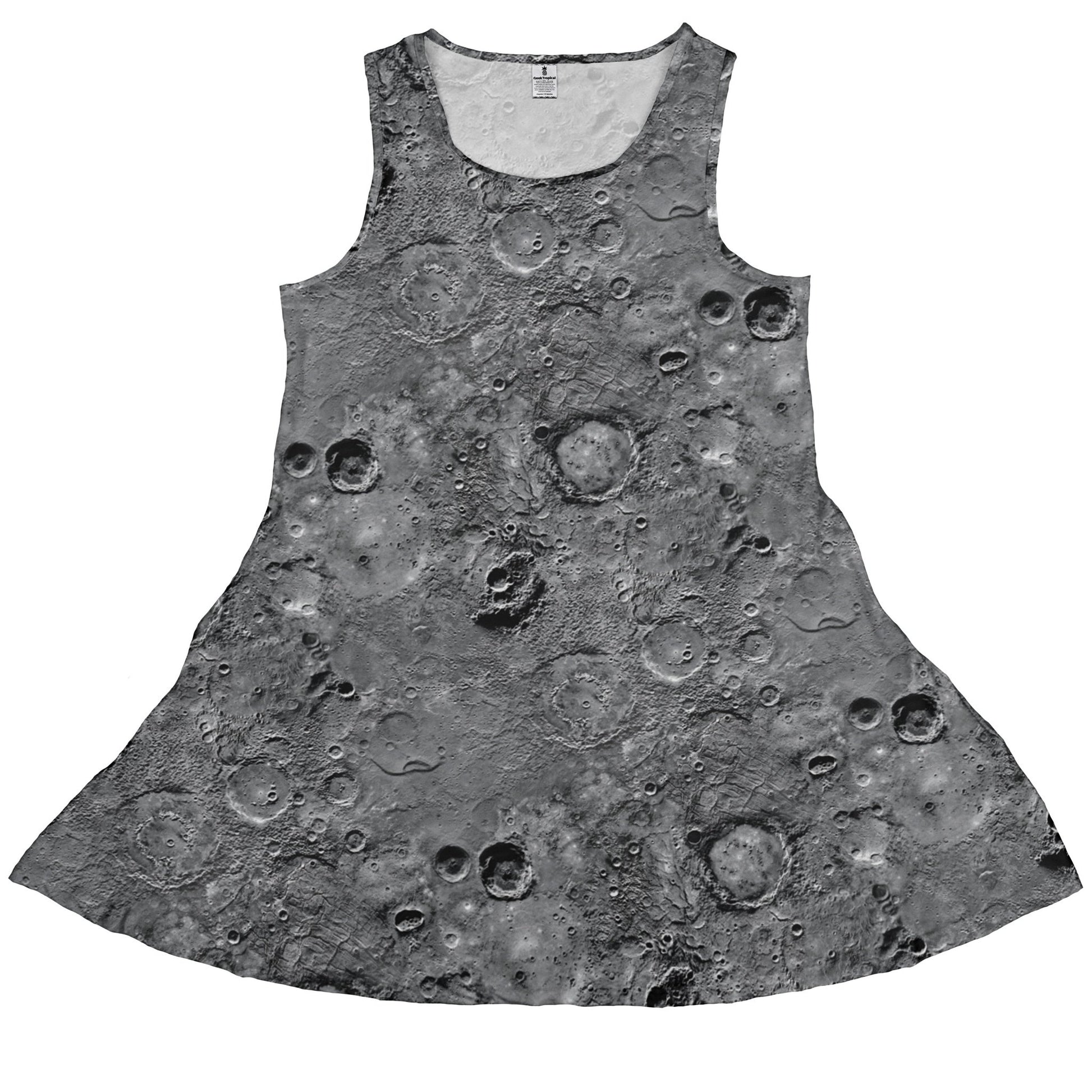 Surface of Mercury Dress Geek Nerd Designs by Nathan lx - C science print
