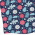 Microscopic Collection Blue Science Biology Long Sleeve Button Up Shirt Geek Nerd adult sizing FLOW DESC WRITING Maximalist Patterns