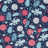Microscopic Collection Blue Science Biology Long Sleeve Button Up Shirt Geek Nerd adult sizing FLOW DESC WRITING Maximalist Patterns