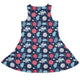 Microscopic Collection Blue Science Biology Dress Geek Nerd lx - C Maximalist Patterns science print