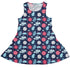 Microscopic Collection Blue Science Biology Dress Geek Nerd lx - C Maximalist Patterns science print