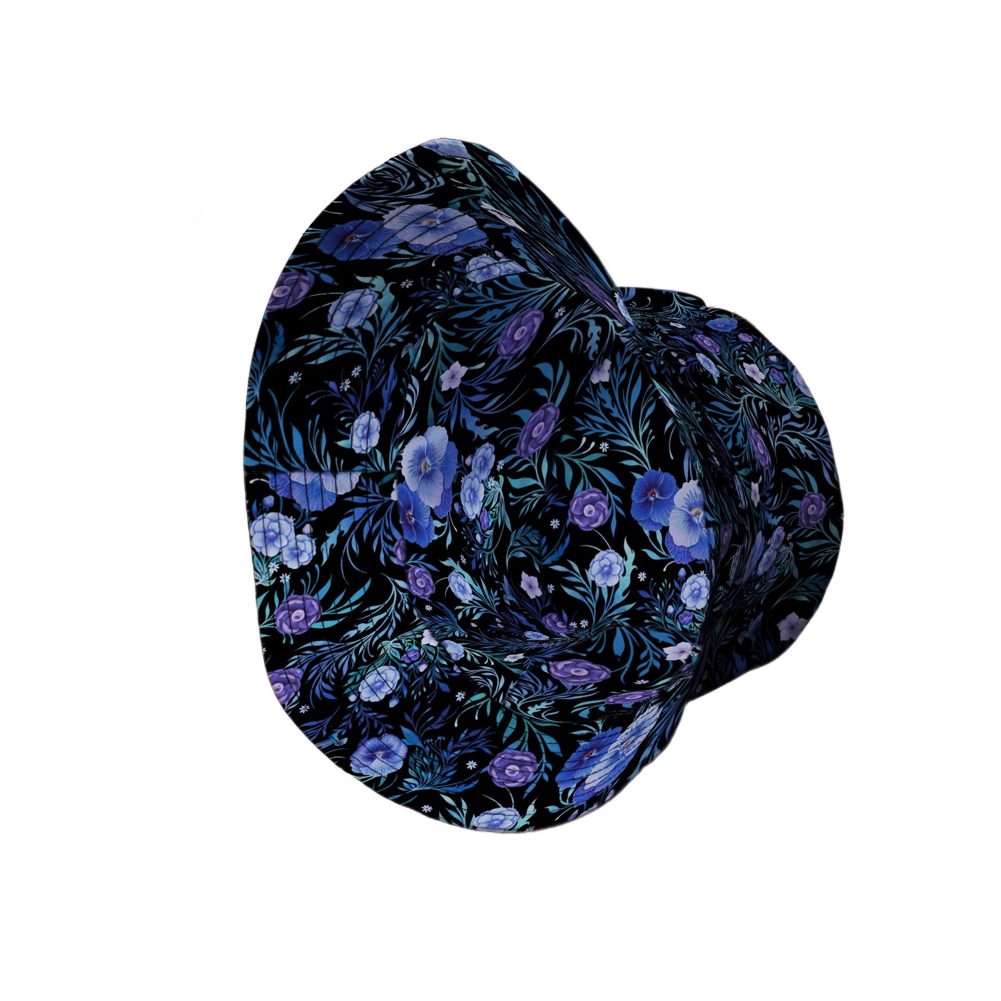 Midnight Bloom Garden Bucket Hat Side View