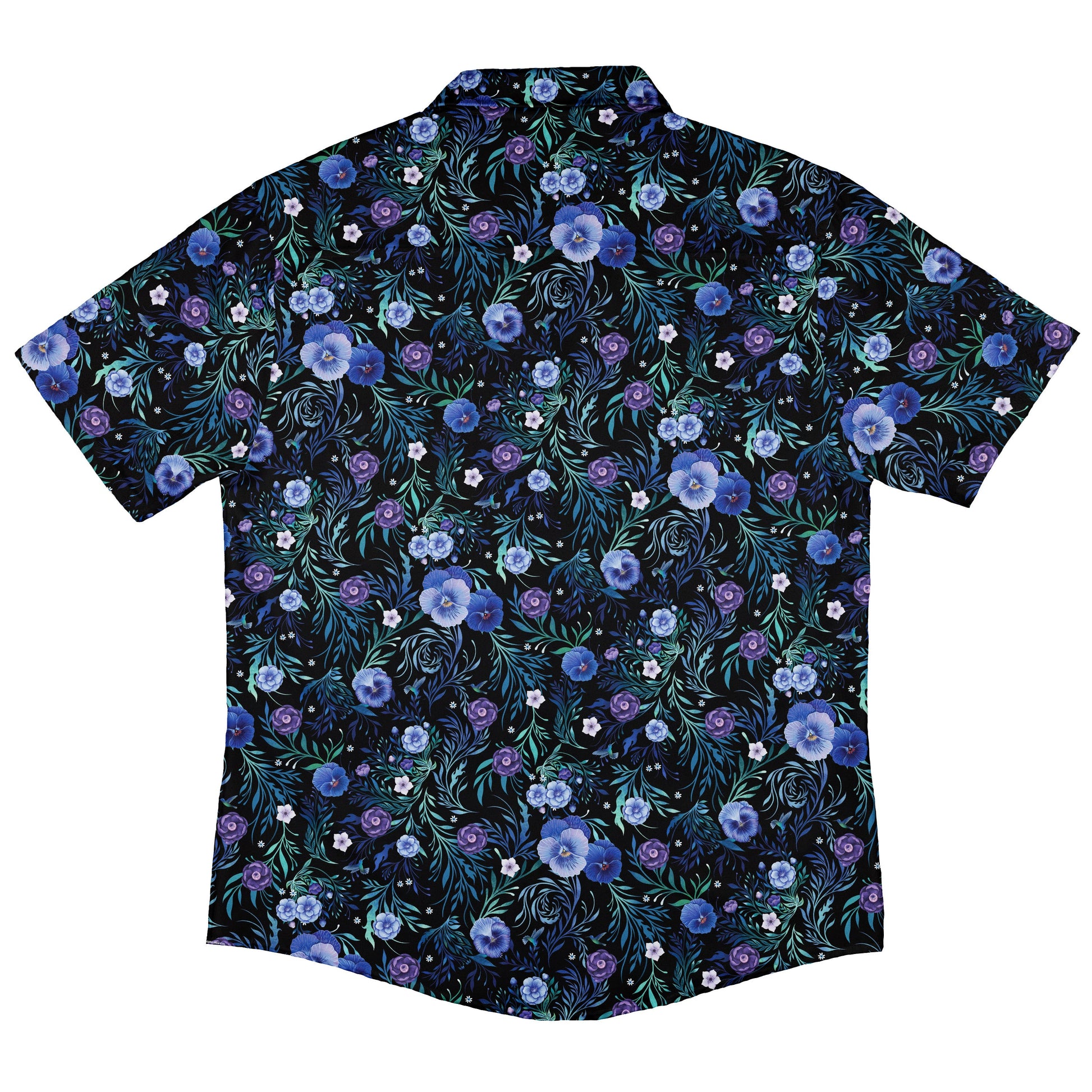 Midnight Bloom Garden Button Up Shirt Back