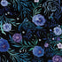 Midnight Bloom Garden Button Up Shirt Pocket
