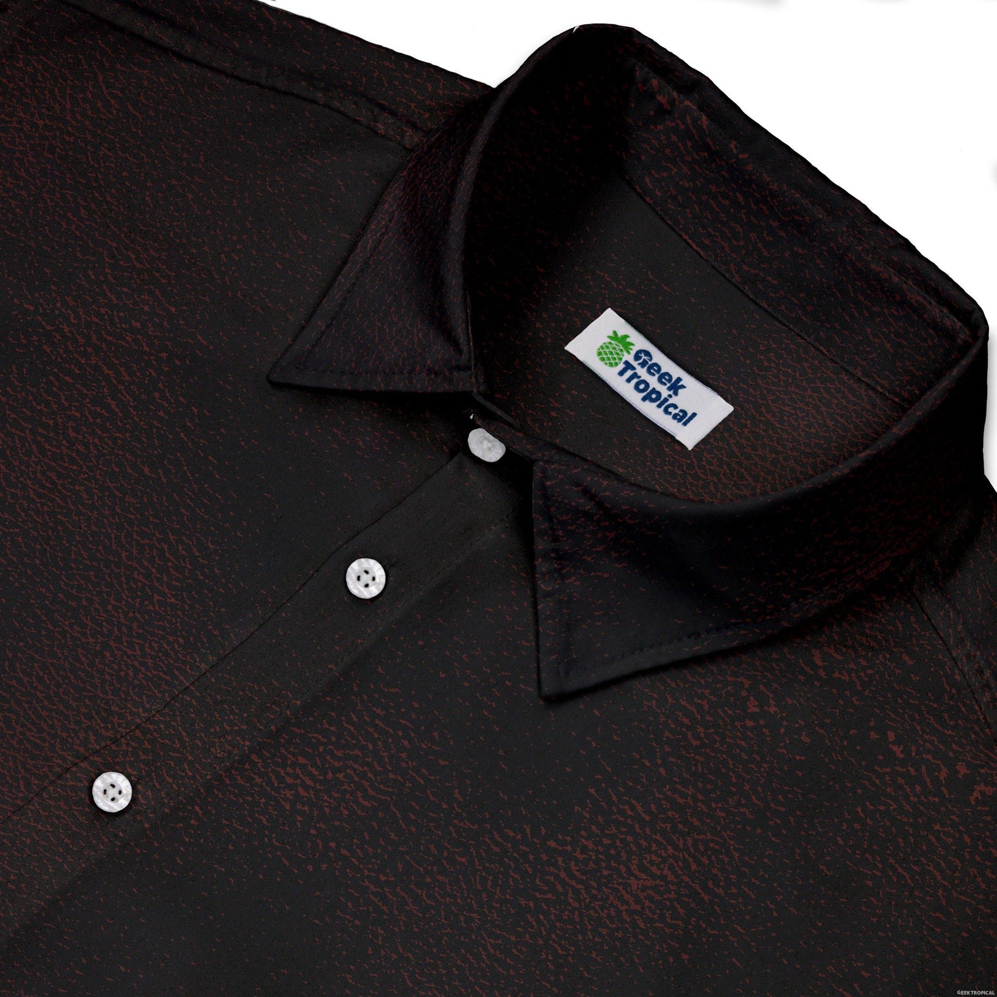 Mimic Eyes Custom Pocket Dnd Button Up Shirt - adult sizing - Designs by Nathan - dnd & rpg print