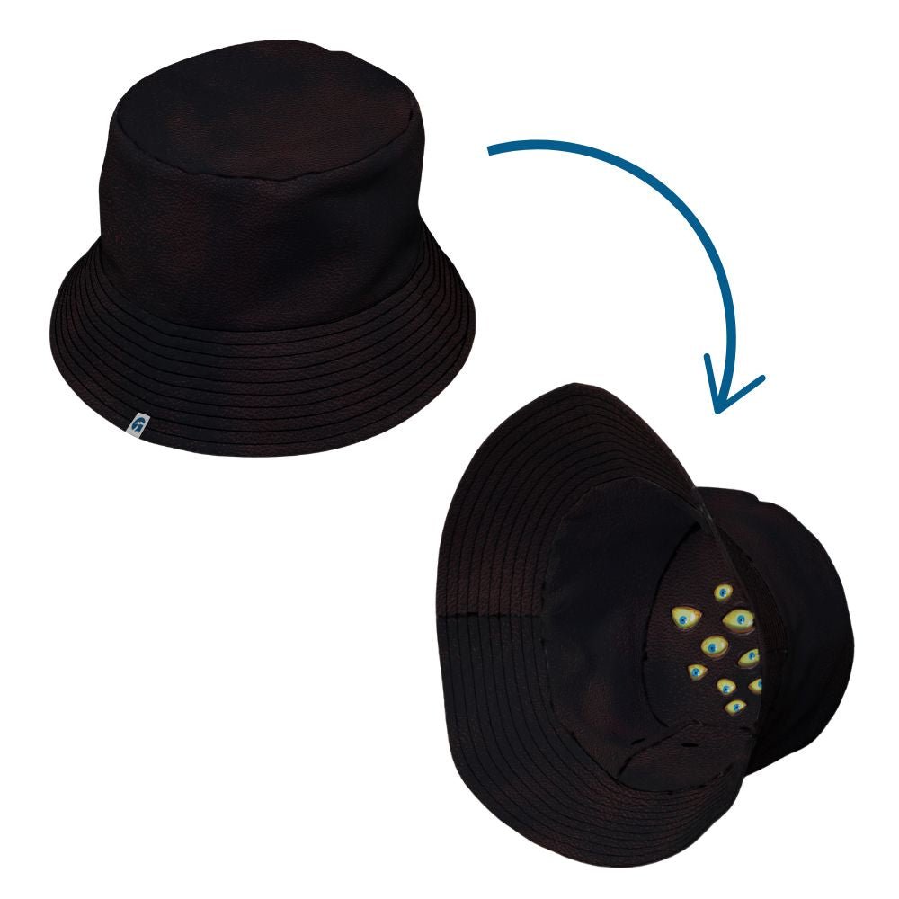 Mimic Eyes Reversible Dnd Bucket Hat - Designs by Nathan - dnd & rpg print - lx - B
