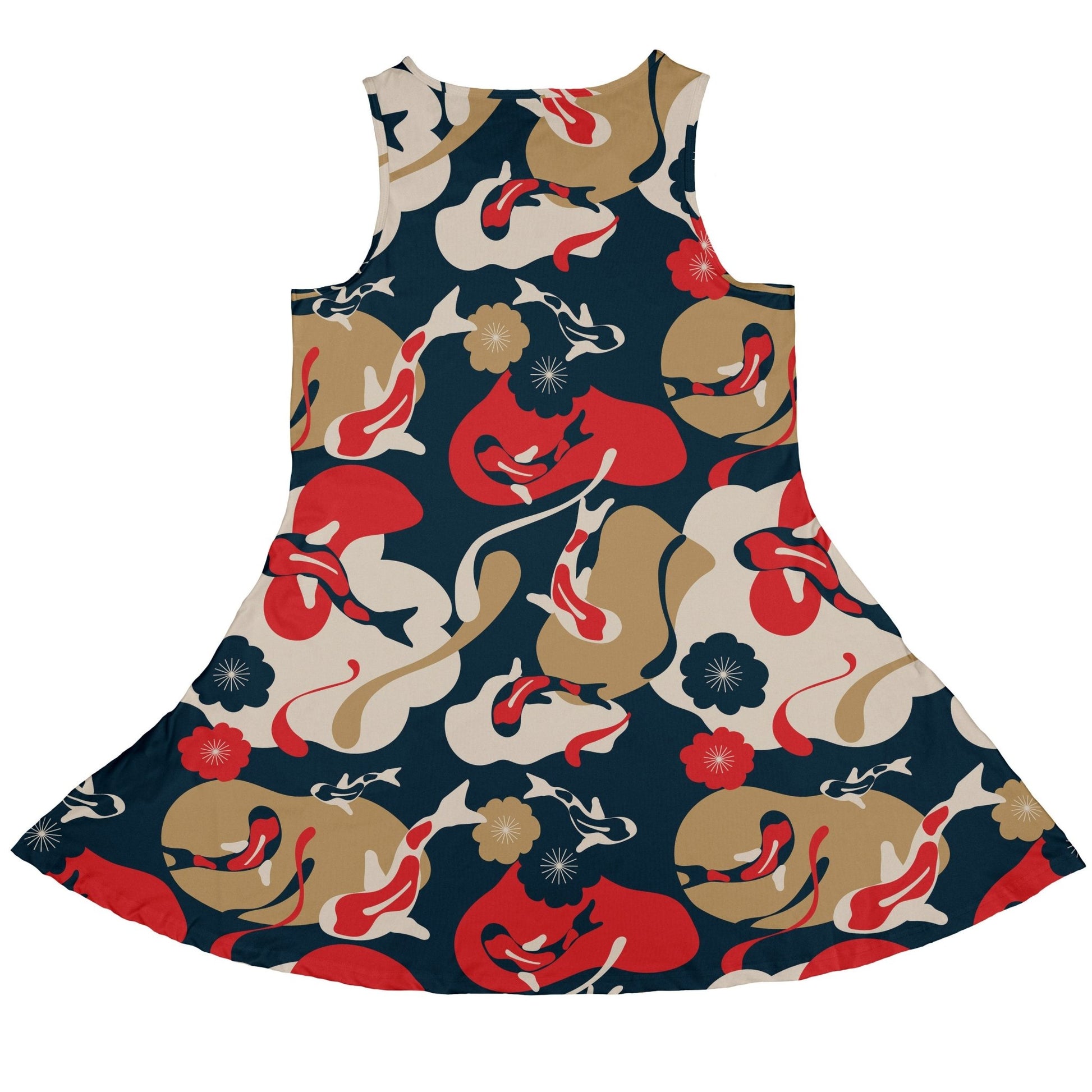 Modern Koi Dress Geek Nerd Anime Design by Claire Murphy lx - C
