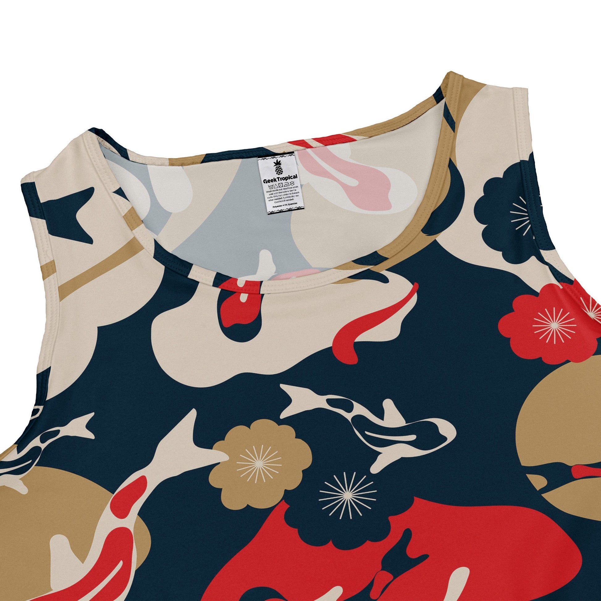 Modern Koi Dress Geek Nerd Anime Design by Claire Murphy lx - C