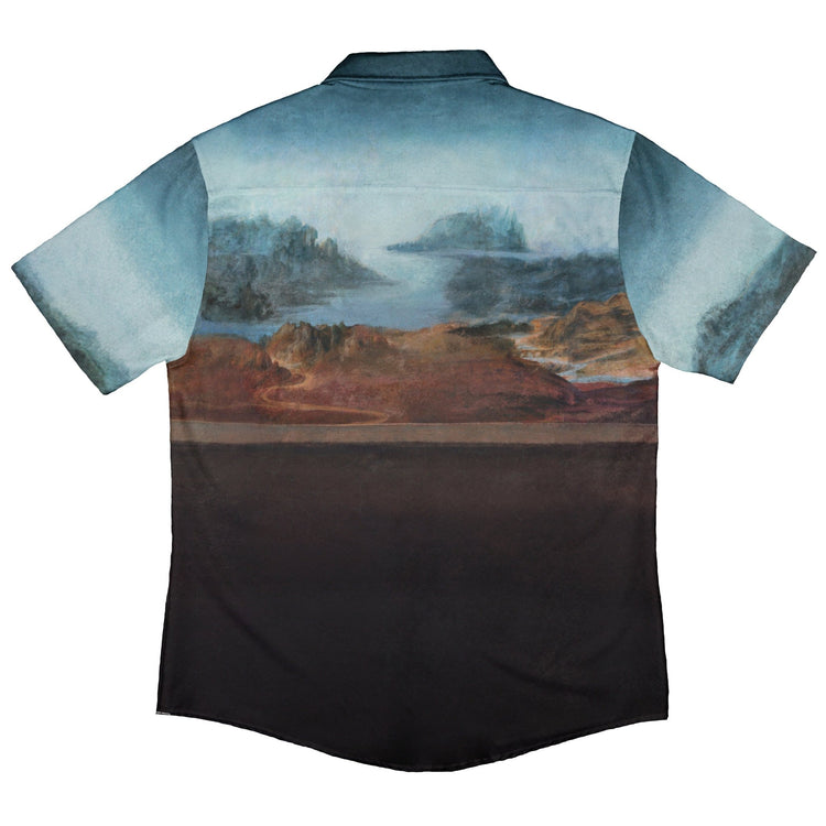 Mona Lisa Warlock Button Up Shirt Geek Nerd 0925 adult sizing All Adult Button Up Shirts