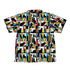 Mondrian Cat Library Youth Hawaiian Shirt - Animal Patterns - Book Prints - Design by Tobe Fonseca