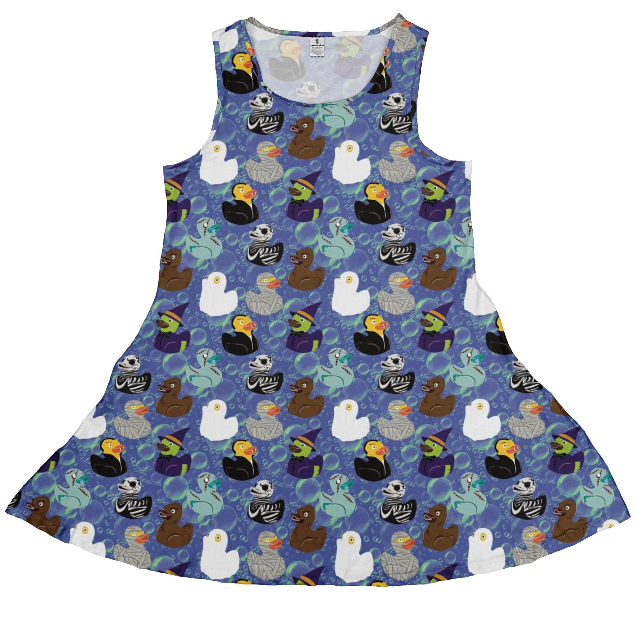 Monster Rubber Duckies Dress Geek Nerd halloween lx - C q4