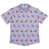 Moodicorn Rainbow Stripes Button Up Shirt - adult sizing - Design By Brigid Ashwood - Fantasy Prints
