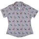 Moodicorn Rainbow Stripes Curvy Button Up Shirt Geek Nerd Design By Brigid Ashwood Fantasy Prints Pride Patterns