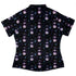 Moon Phase Garden Curvy Button Up Shirt womens back