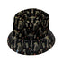 Moonlit Death Cap Bucket Hat Gray Stitching