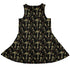 Moonlit Death Cap Sleeveless Dress back