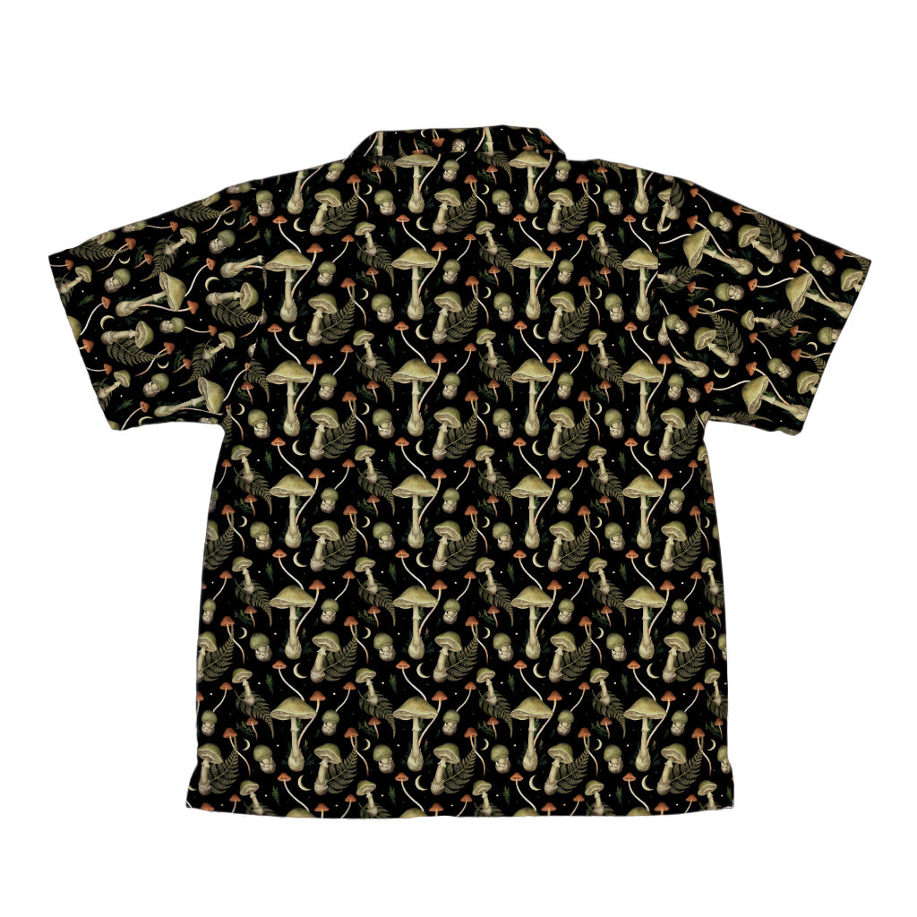 Moonlit Death Cap Youth Hawaiian Shirt Back