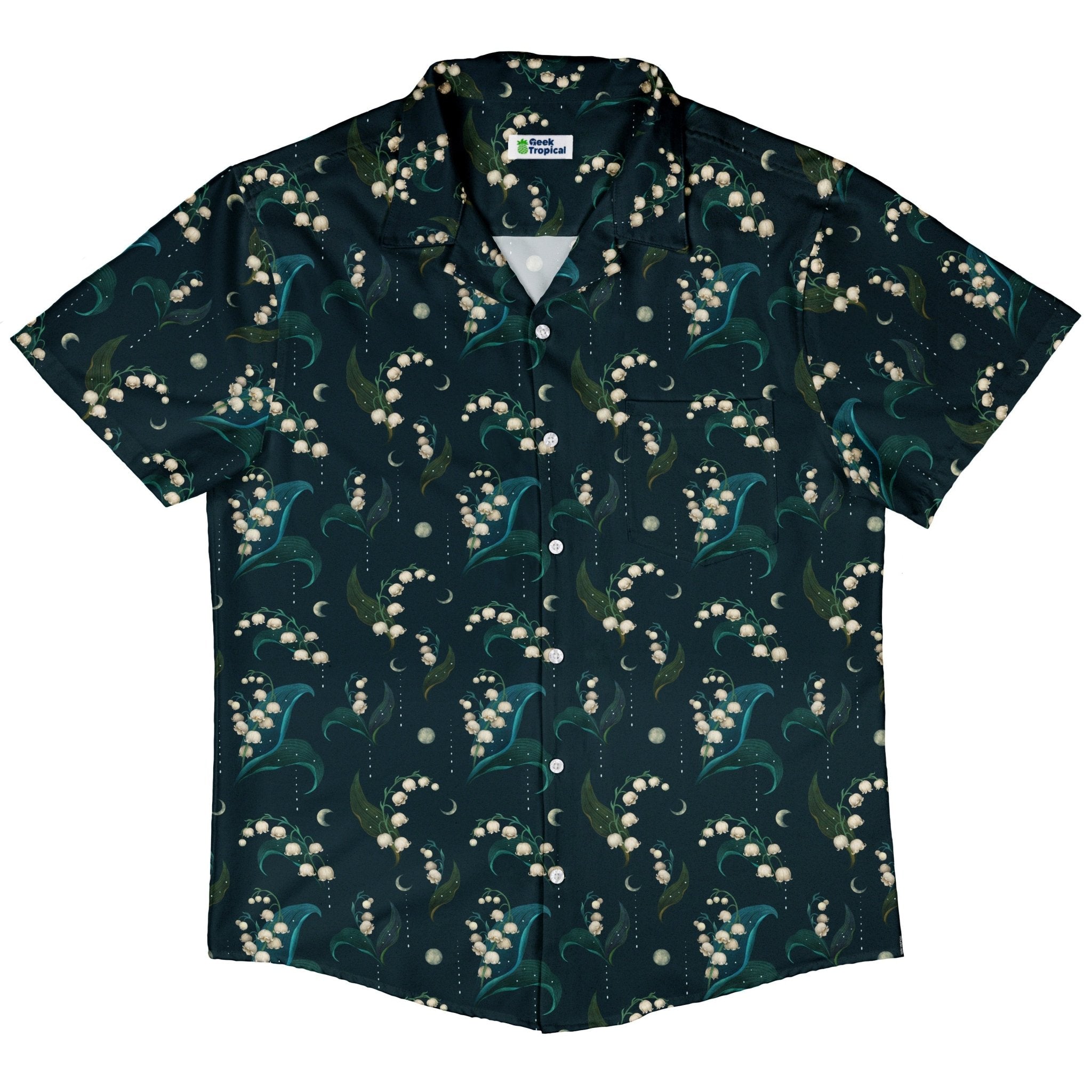 Moonlit Lily Button Up Shirt 5