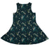 Moonlit Lily Sleeveless Dress back