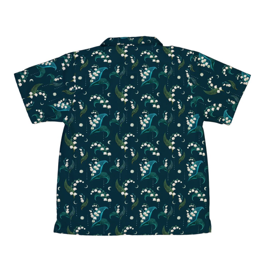 Moonlit Lily Youth Hawaiian Shirt Back