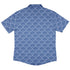 Moonlit Scallop Nouveau Blue Button Up Shirt Back