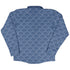 Moonlit Scallop Nouveau Blue Long Sleeve Button Up Shirt back