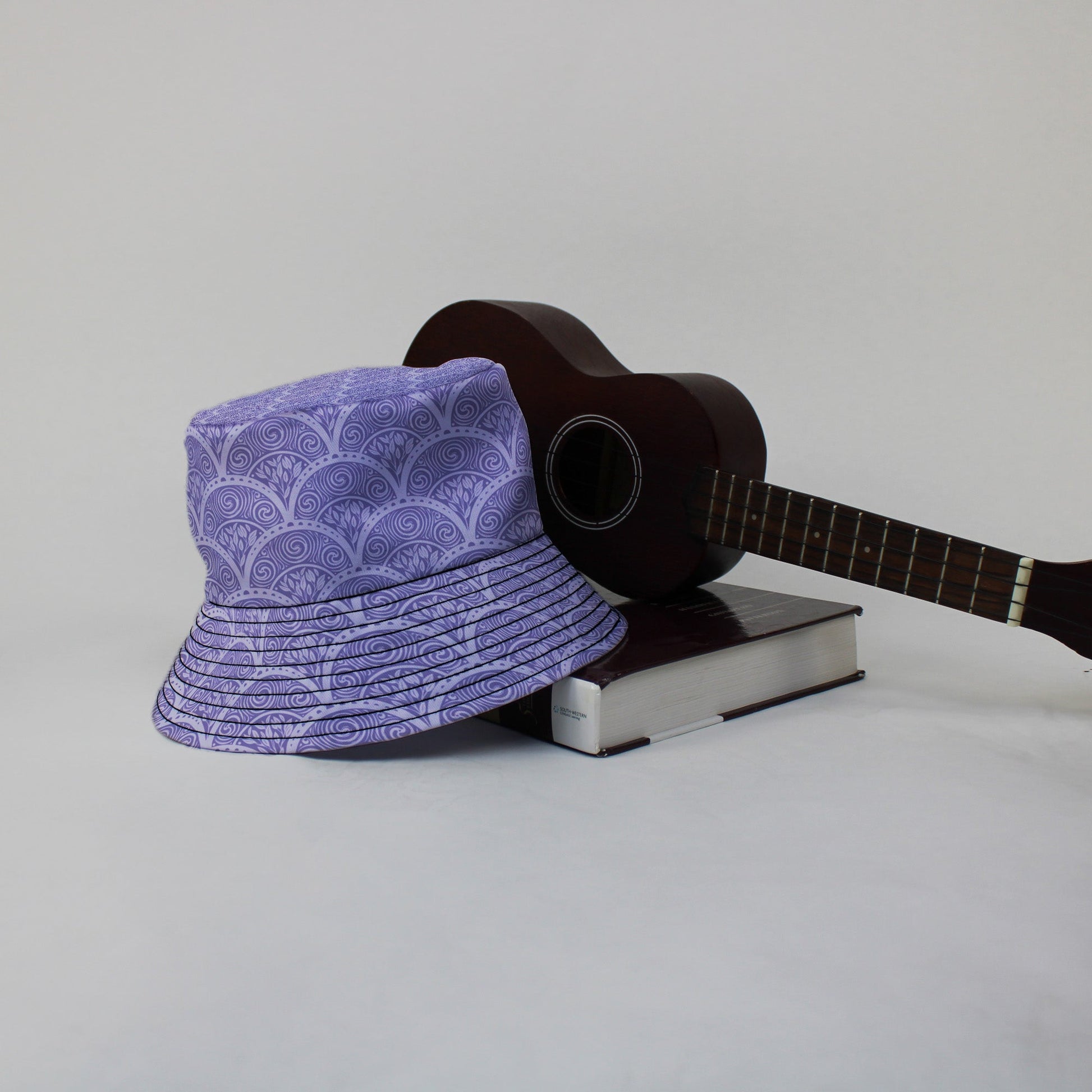Moonlit Scallop Nouveau Lilac Bucket Hat Lifestyle