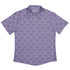 Moonlit Scallop Nouveau Lilac Button Up Shirt Flat Front